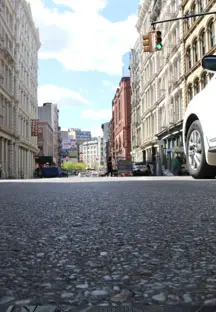 Historic Cast Iron Pathway In SoHo NYC