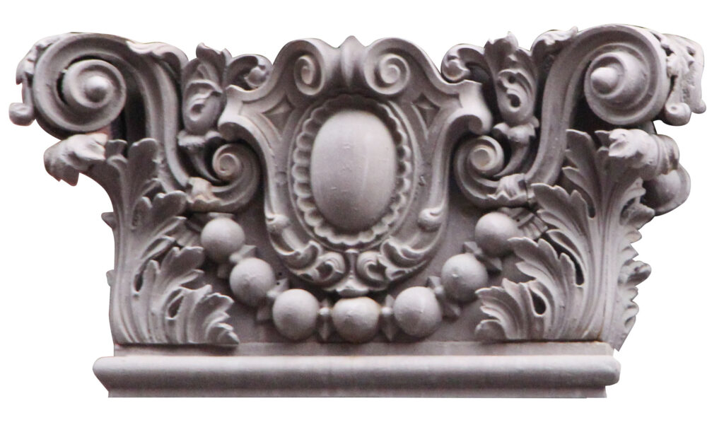 Cast Iron Decoration On Historic SoHo Building